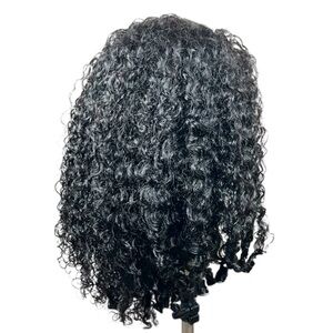 UNICE Human Hair Burmese Curly InvisiBlend 18 Inch V Part Wig